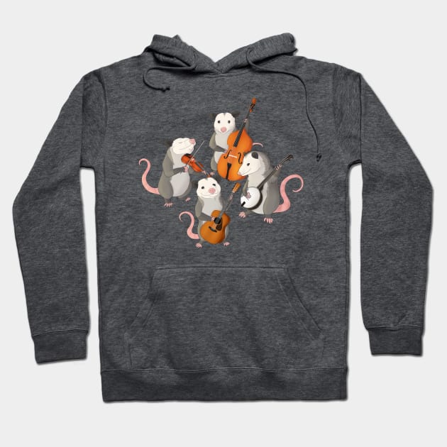 Possum band Hoodie by Mehu Art